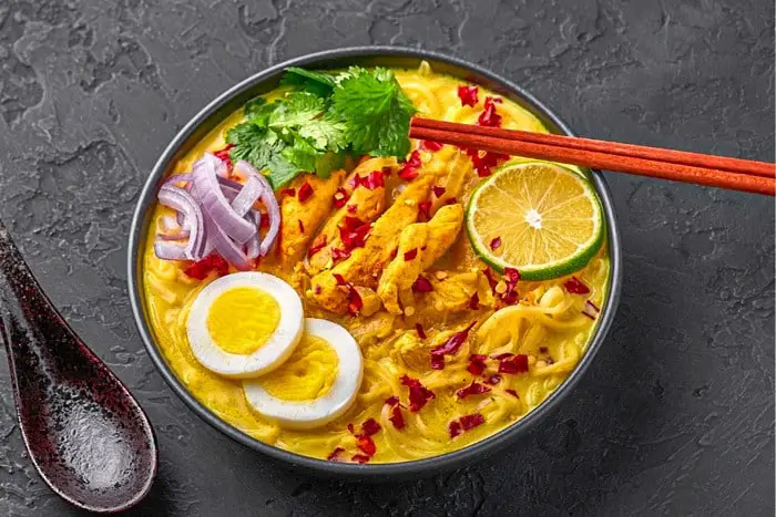 13. Ohn No Khao Swe Recipe - Burmese Food