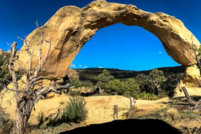 3. Cox Canyon Arch - Aztec Ruins National Monument Free Campsites