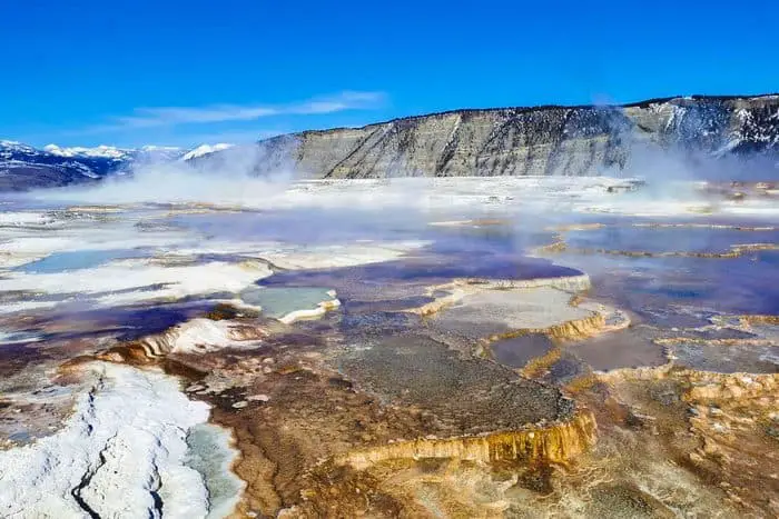 4. Mammoth Terraces and Upper Ter Loop - Best day hikes in Yellowstone