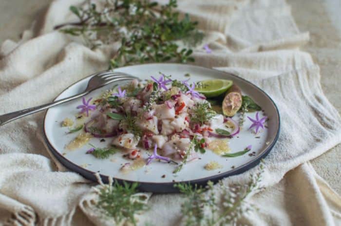 8 Panamanian Ceviche With Finger Lime