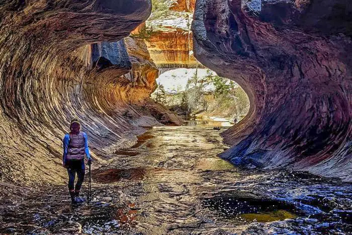 8. The Subway Trail zion national park