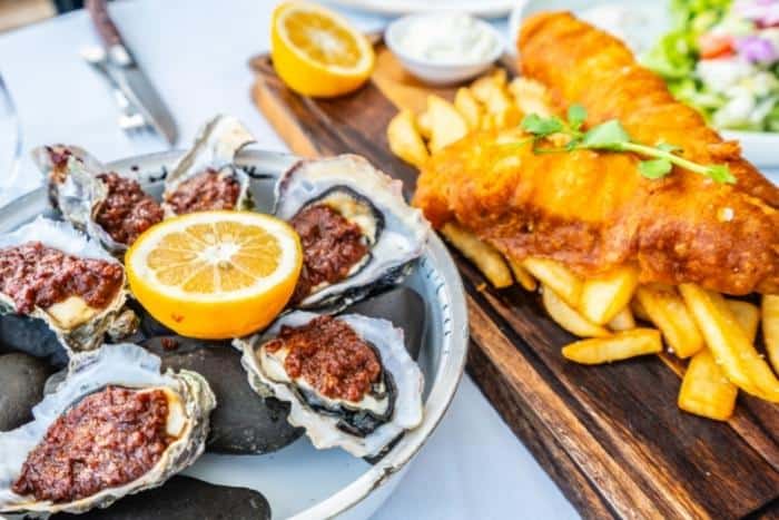 New Zealand foods: Oysters, fish and chips