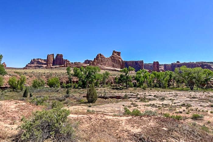 Arches National Park - Courthouse Towers
