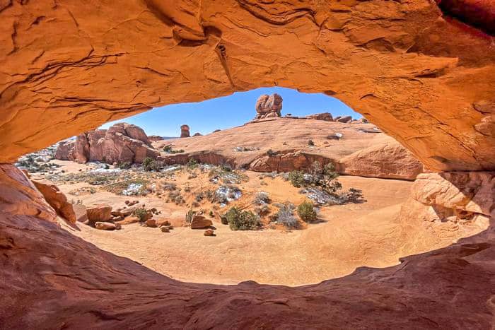Arches National Park - Eye of the Whale Arch