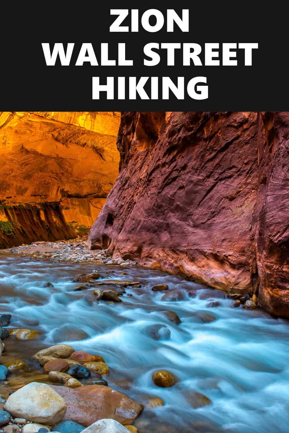 Hiking Wall Street Zion National Park