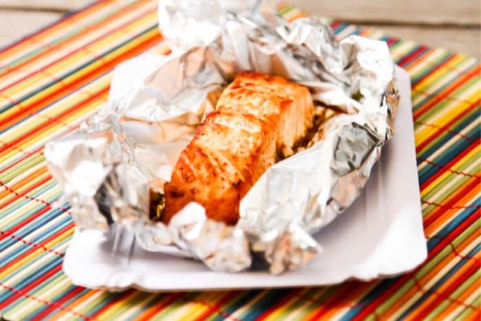 Lemon Pepper Campfire Salmon Filets Recipe - Foil Packets