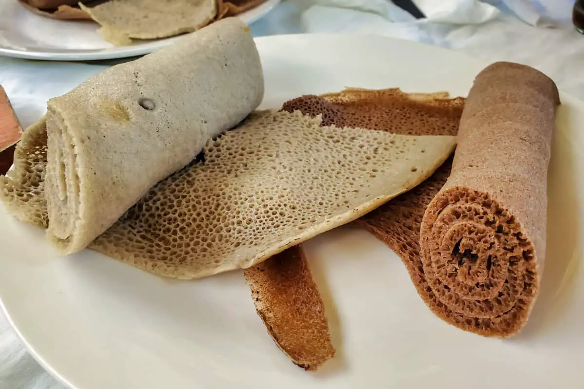 Ethiopian Homemade Injera Bread Recipe