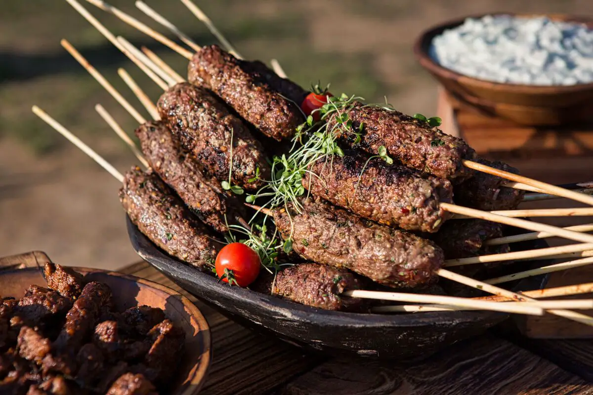 Lamb Kofta Kebabs and Three Quinoa Tabbouleh