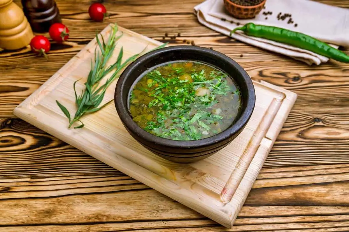 Chickpuli with Lamb - Traditional Georgian Food