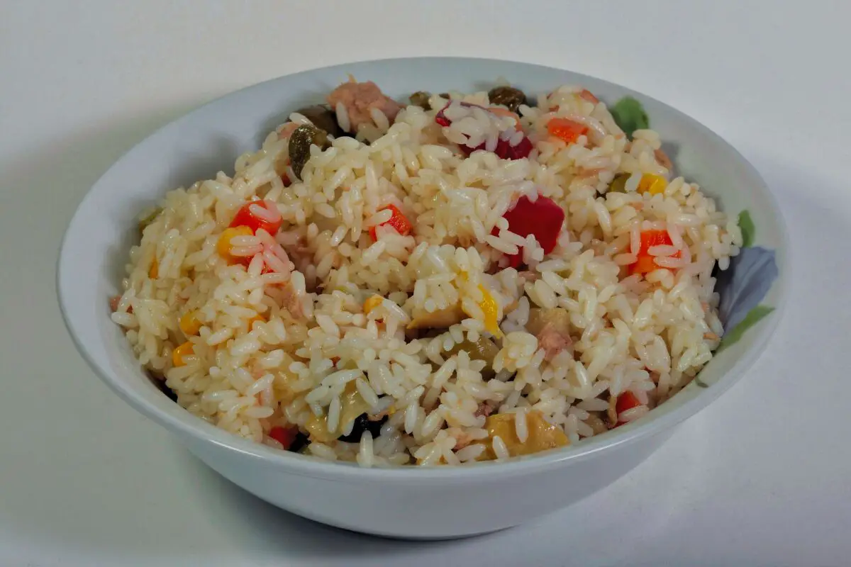 Paraguayan Rice Salad - traditional Paraguayan recipe