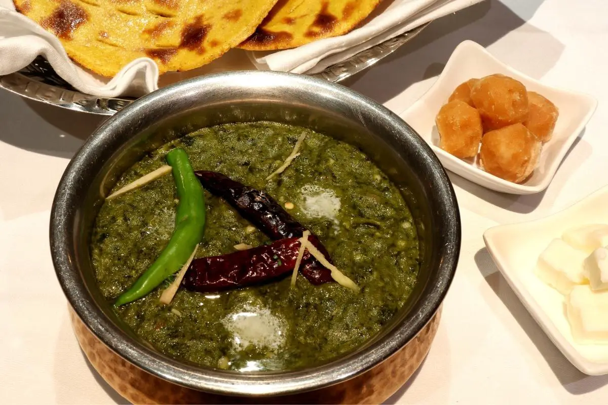 Traditional Pakistani Recipe - Sarson Ka Saag (Mustard Greens & Spinach Curry)