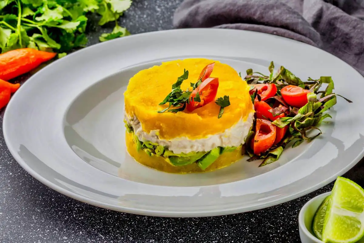 Peruvian Potato-Chicken Salad (Causa Rellena)