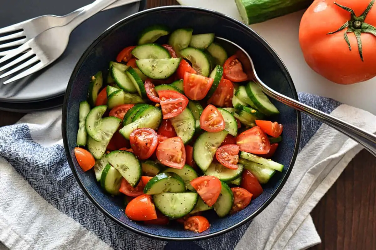 Armenian Cucumber & Tomato S traditional Armenian foodalad