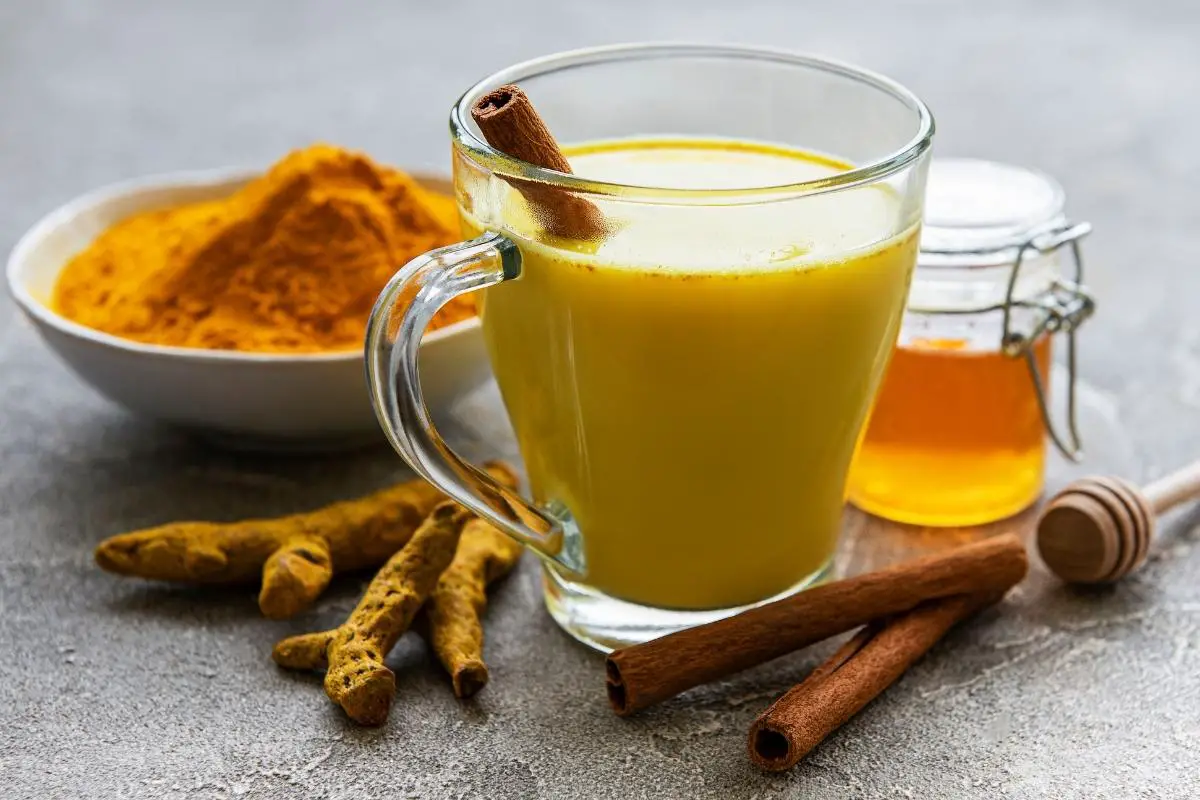 Traditional Pakistani Food - Authentic Turmeric Milk Tea (Golden Mik)