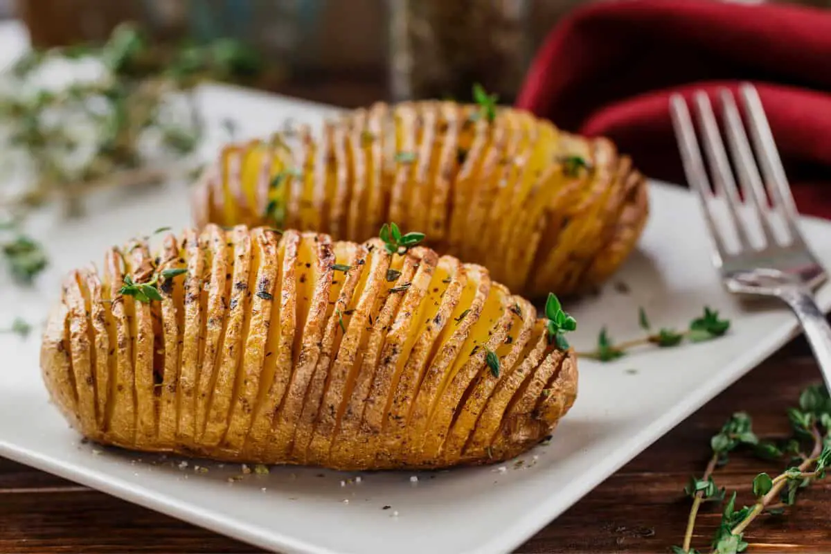 Hasselback Potatoes Swedish Food