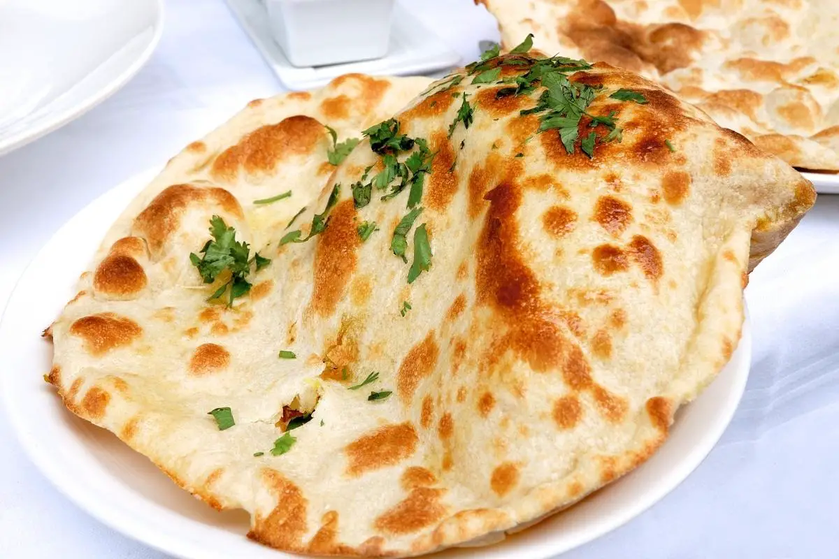 Traditional Pakistani Food - Keema Naan