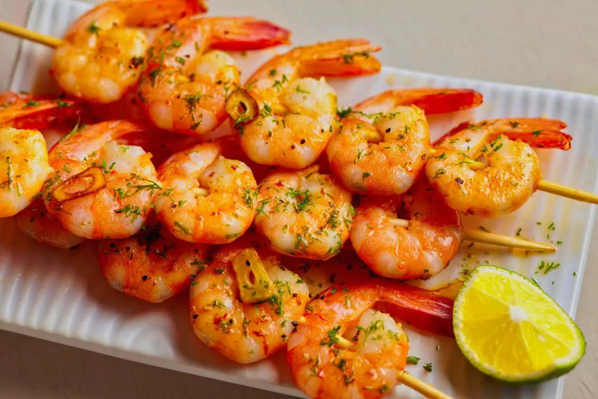 Easy Spicy Shrimp Skewers- traditional Peruvian recipe