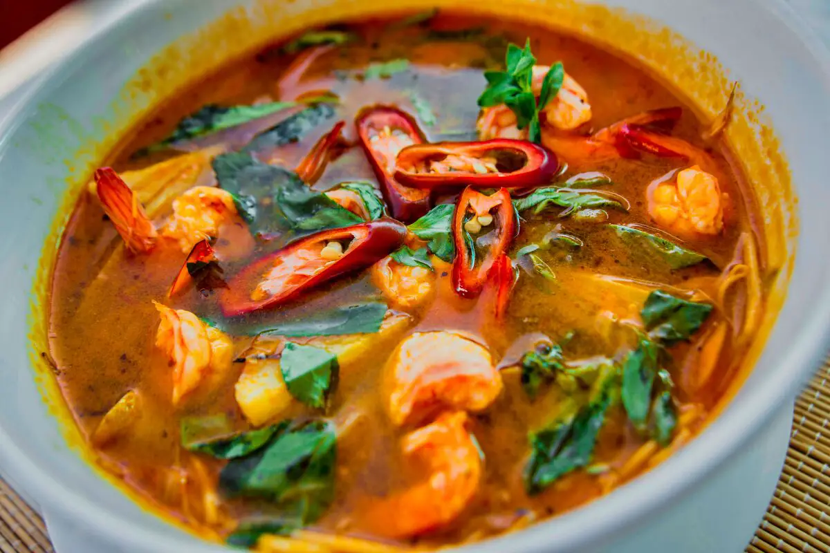 Parihuela or Peruvian Seafood Soup - traditional Peruvian recipe