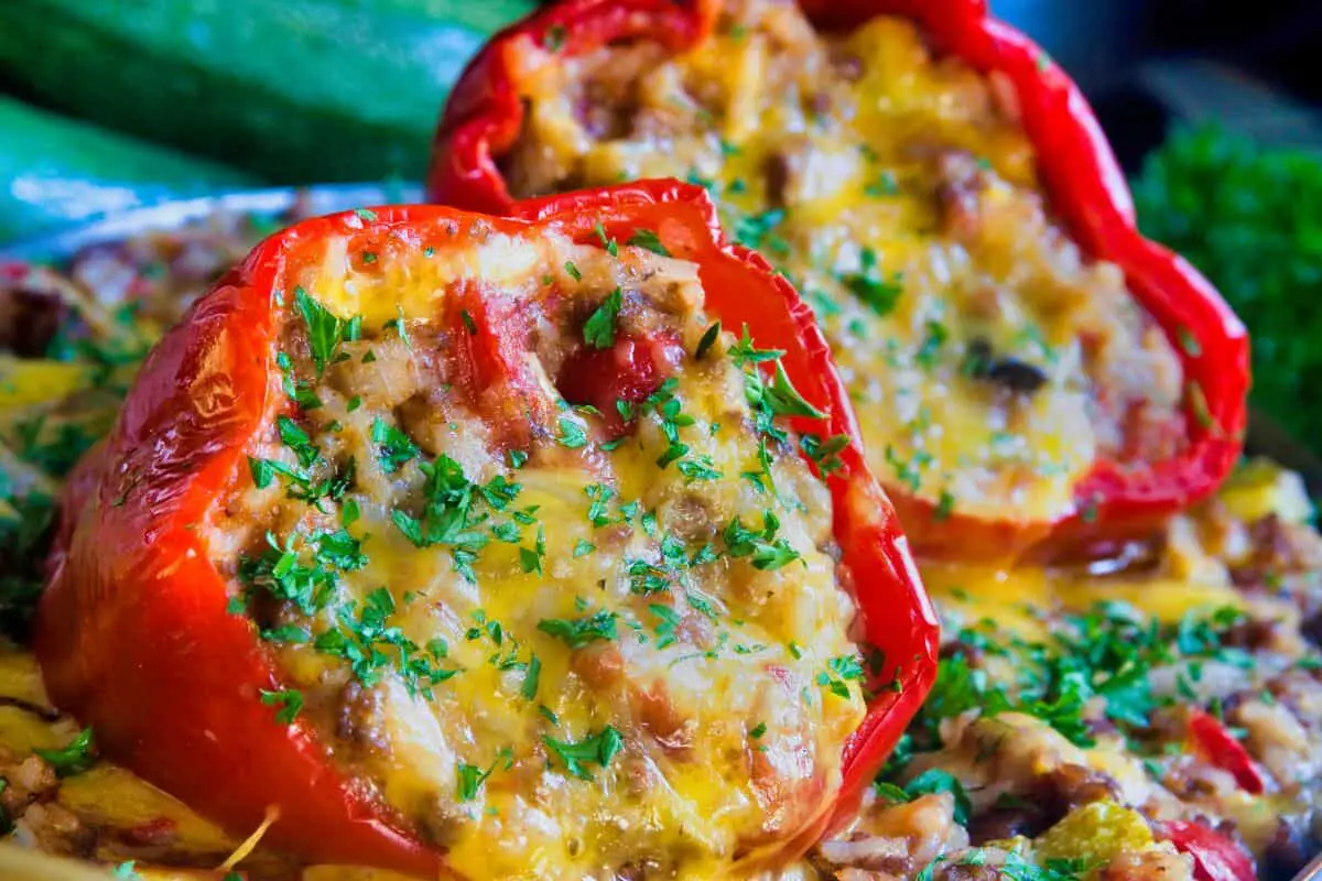 7. Albanian Stuffed Peppers Recipe