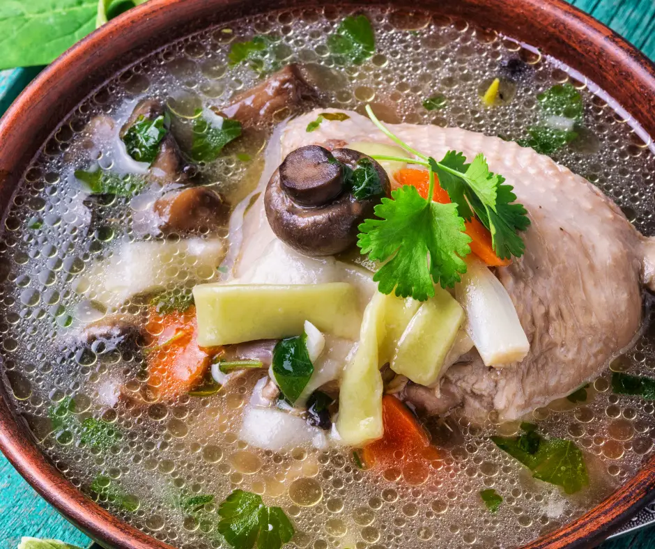 Khao Piak Sen (Lao Chicken Noodle Soup) - Laos Food Recipes