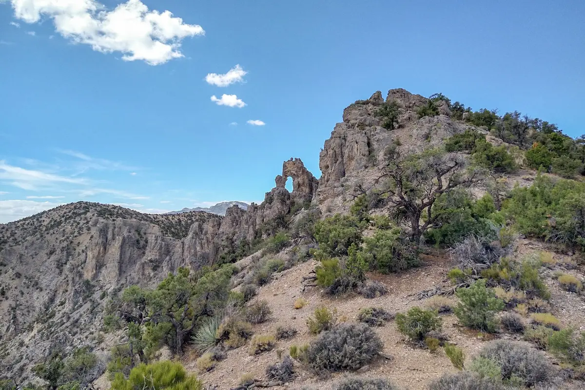 Hidden Arches Trail and Free Camping Area.