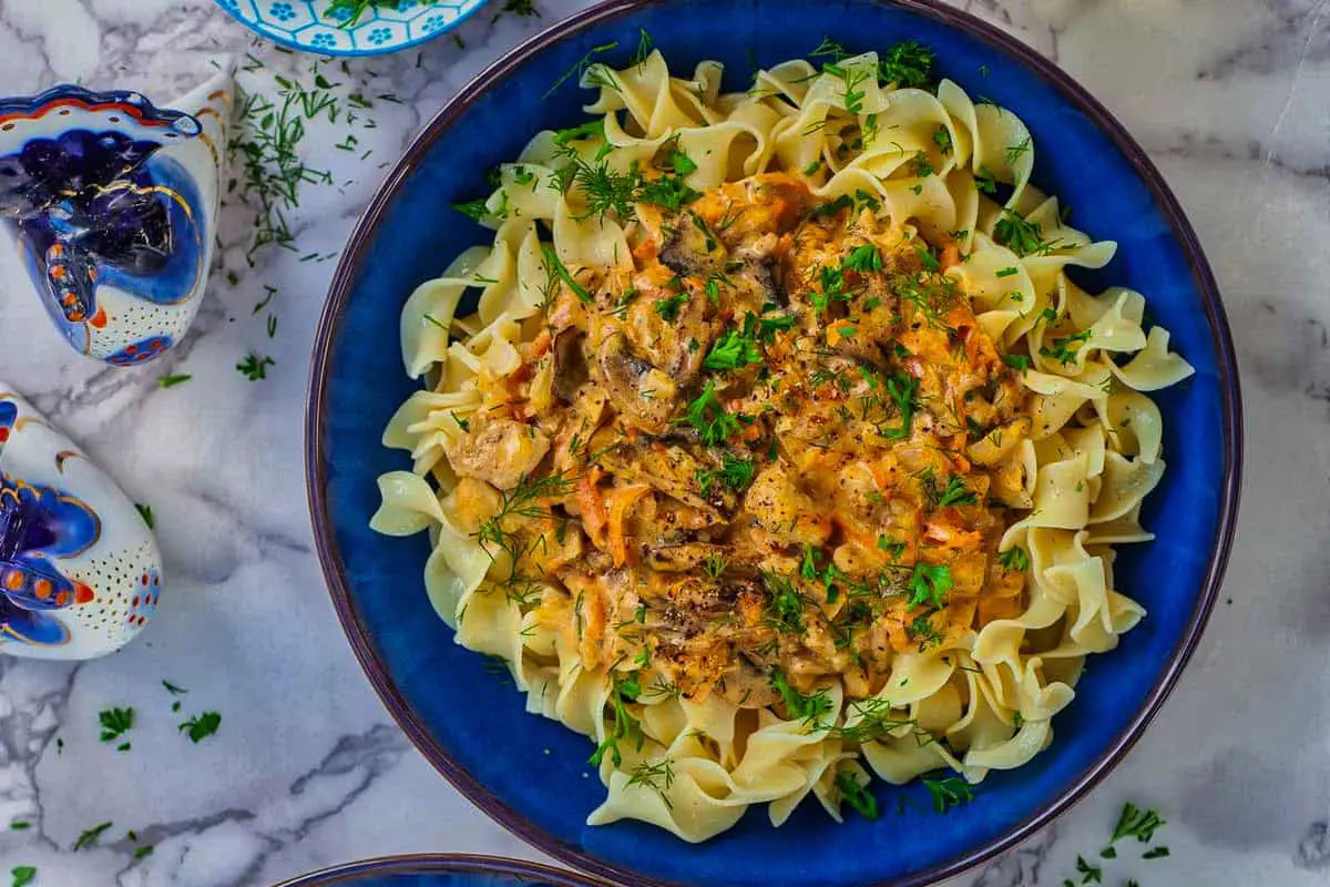 Creamy Pork Stroganoff - Authentic Ukrainian Recipes