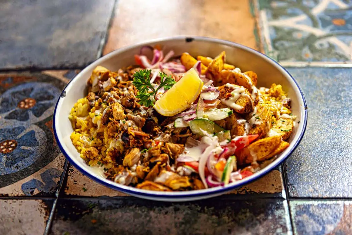 Palestinian food - The Classic Sayadieh Lebanese Fish with Rice