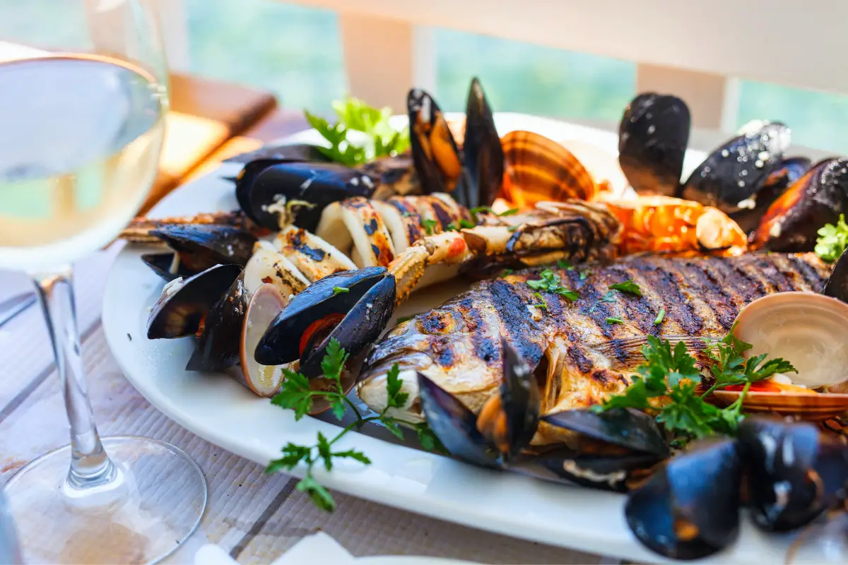 Portuguese recipes Portuguese Barbecued Seafood Platter Recipe