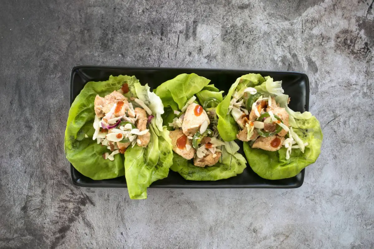 Thai food - Thai Chicken Lettuce Wraps