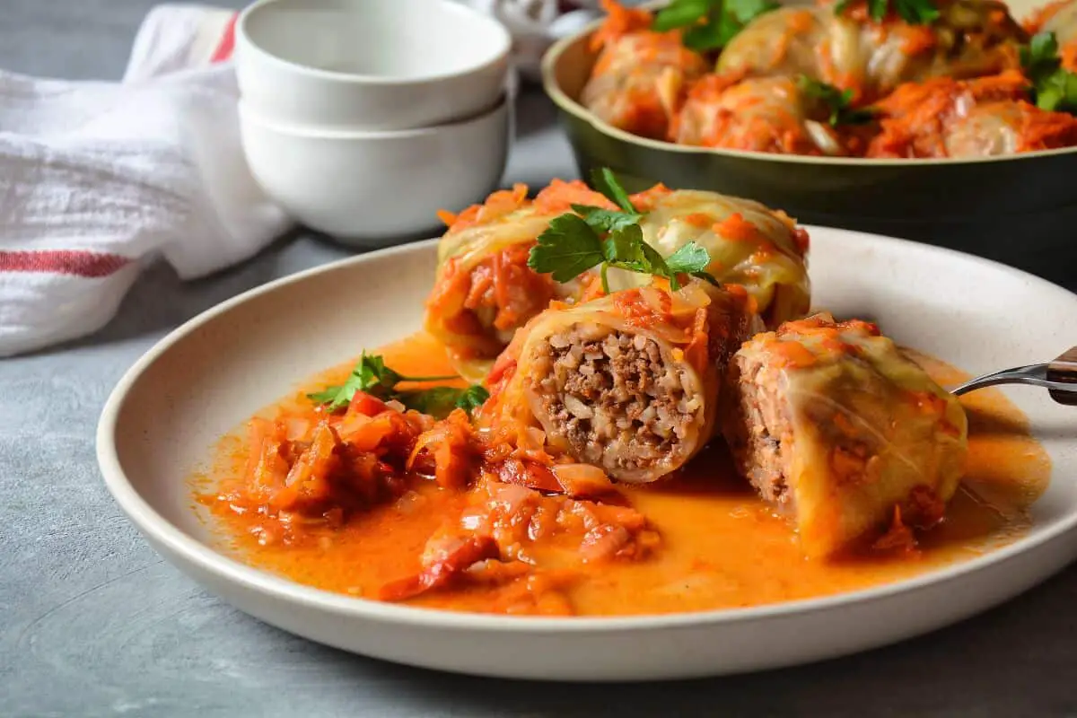 Palestinian food - Silverbeet Rolls