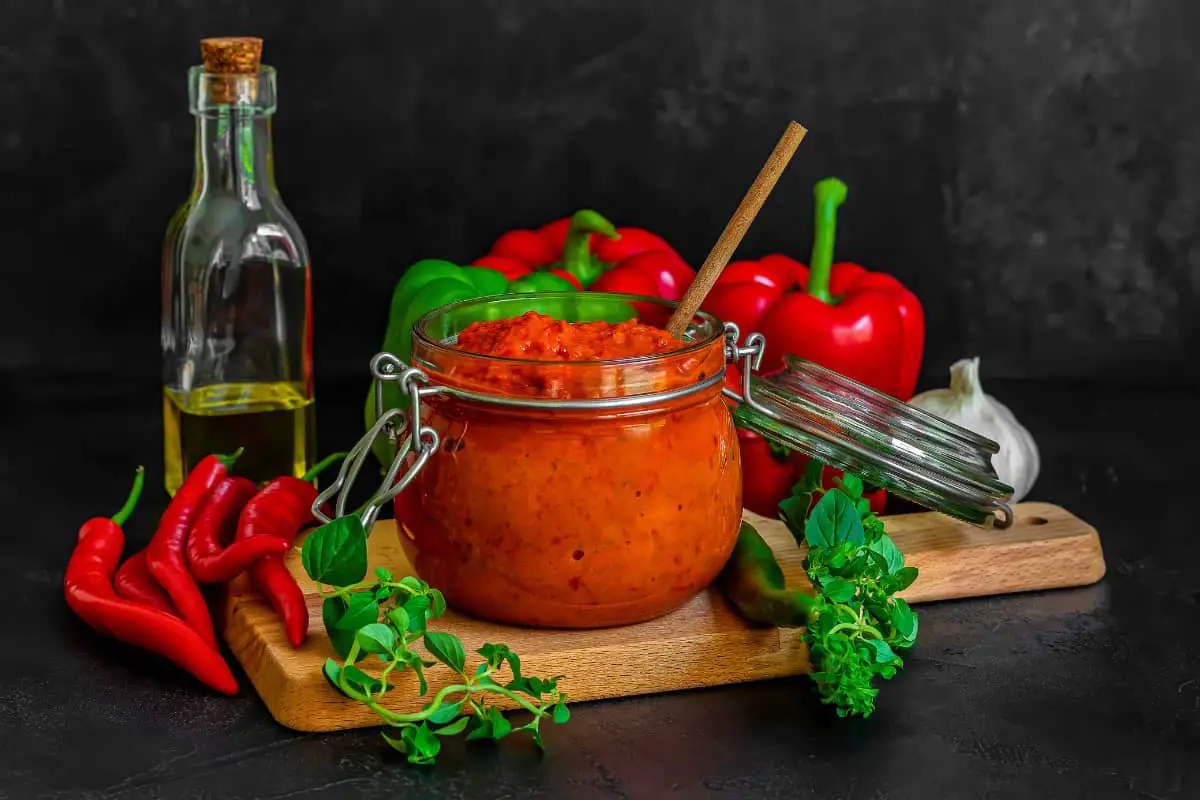 Serbian Recipe - Ajvar (Serbian Roasted Red Pepper Relish)