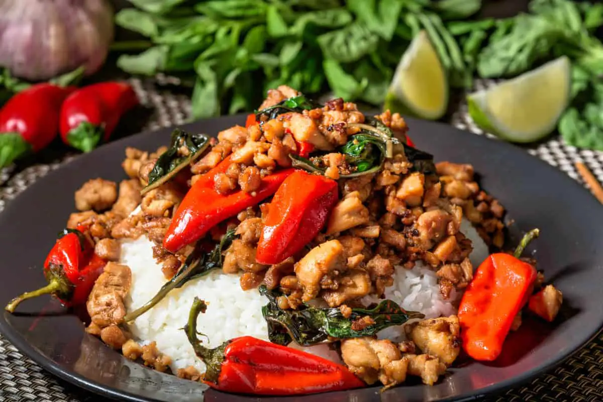 Thai food - Thai Basil Chicken