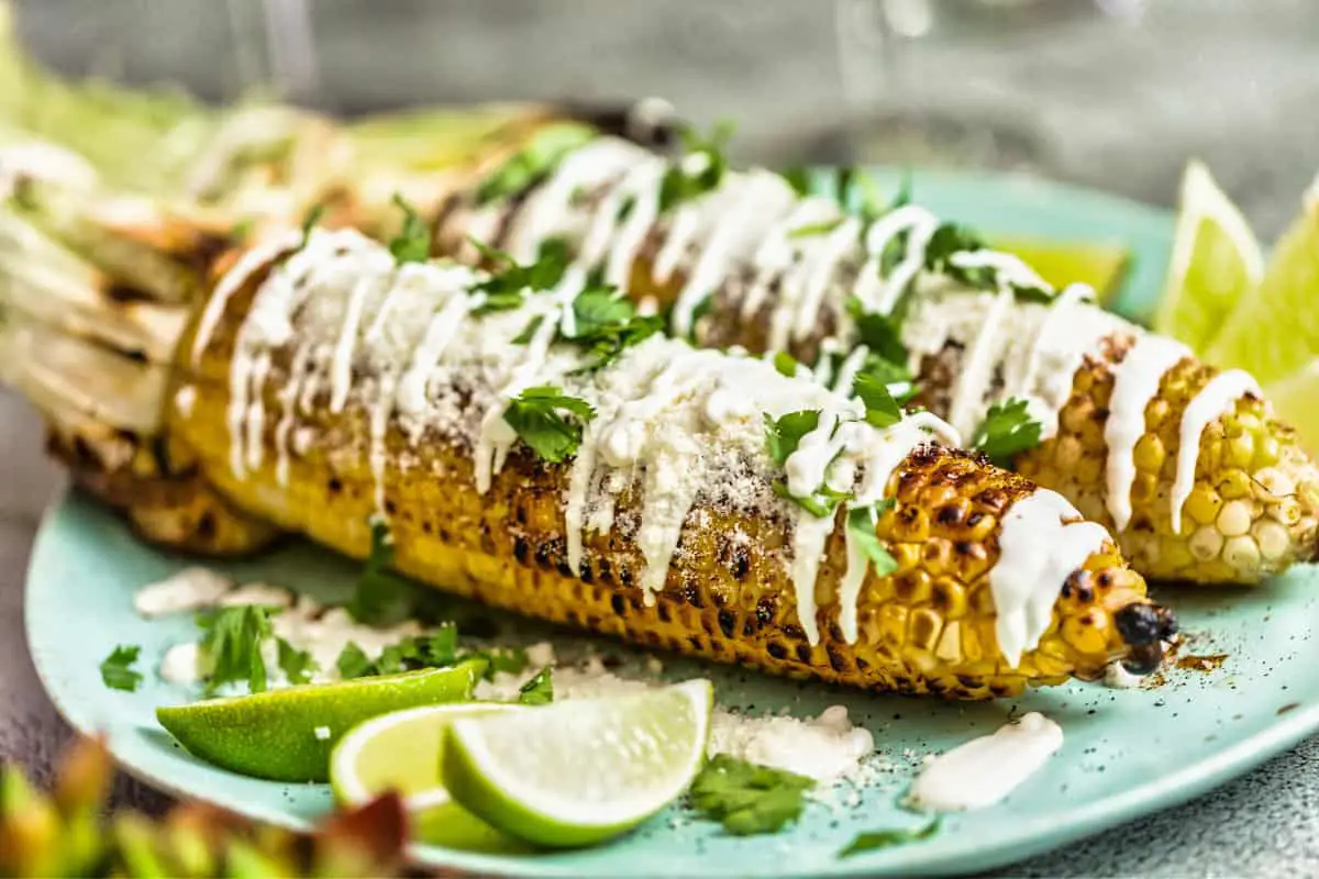 Choclo Asado con Queso (Grilled White Corn) - Traditional Ecuadorian Recipes