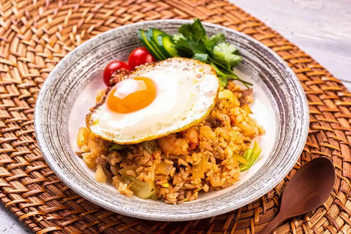 Malay Style Fried Rice Nasi Goreng Kampung