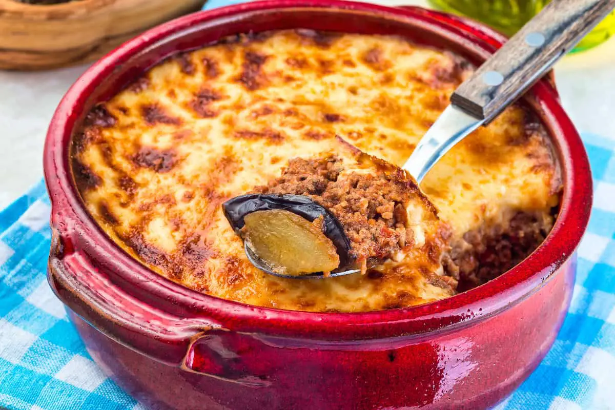 traditional serbian recipe - Serbian Ground Beef Potato Moussaka Casserole