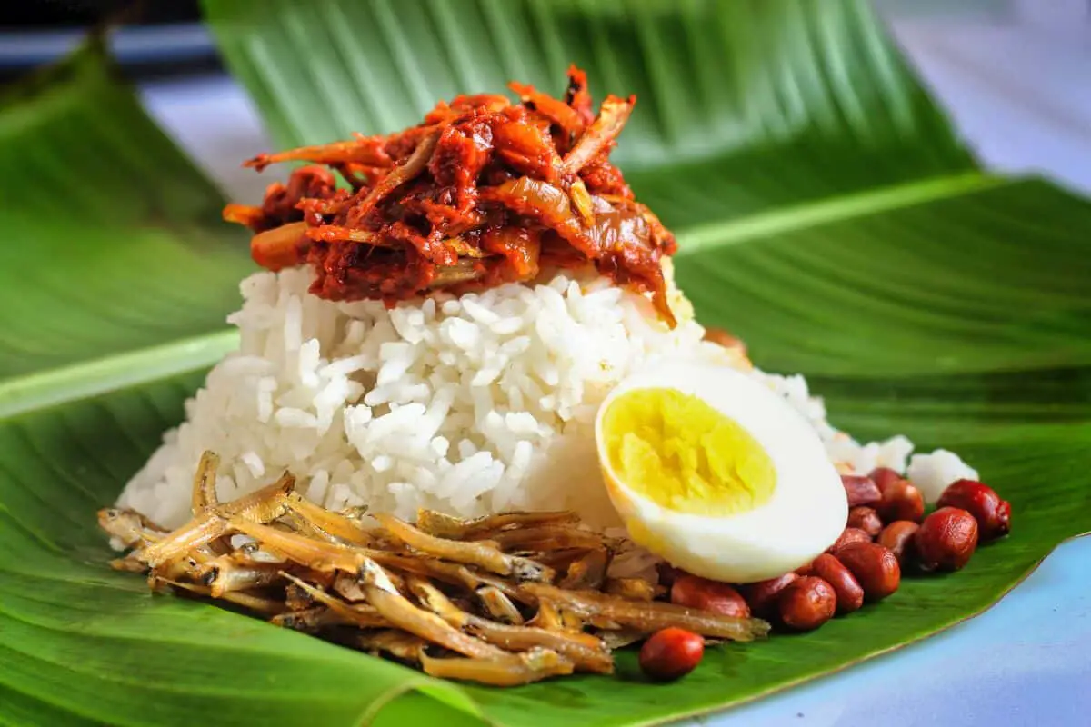 Singaporean Style Nasi Lemak