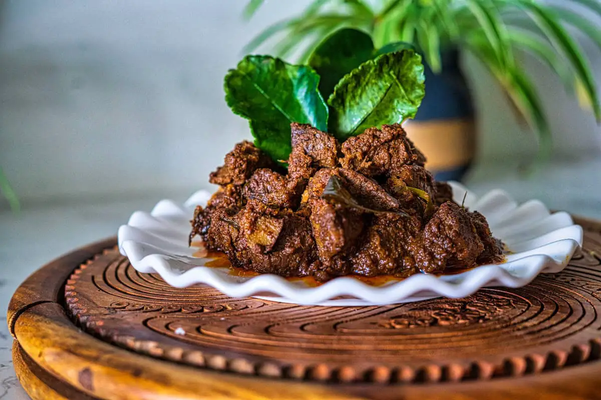 Beef Rendang traditional Indonesian recipes