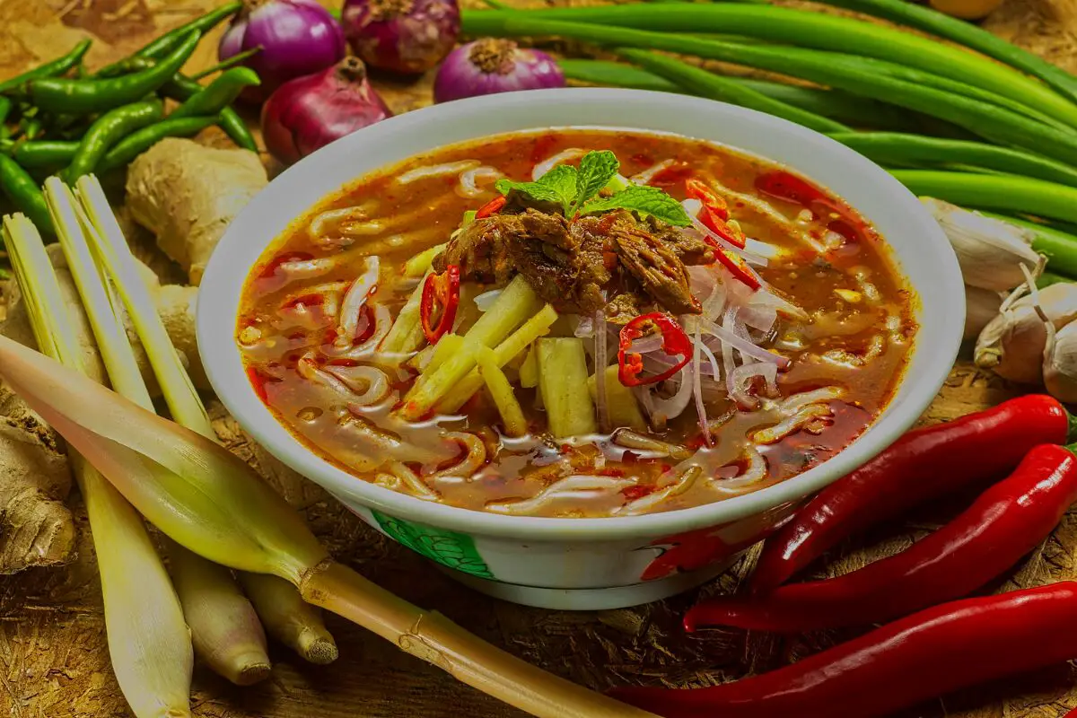 Curry Laksa traditional Malaysian recipes