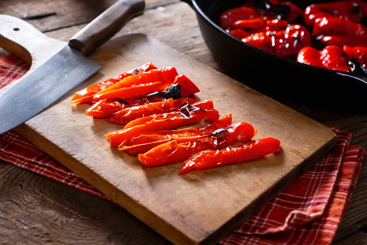 Roasted Peppers traditional Hungarian recipes