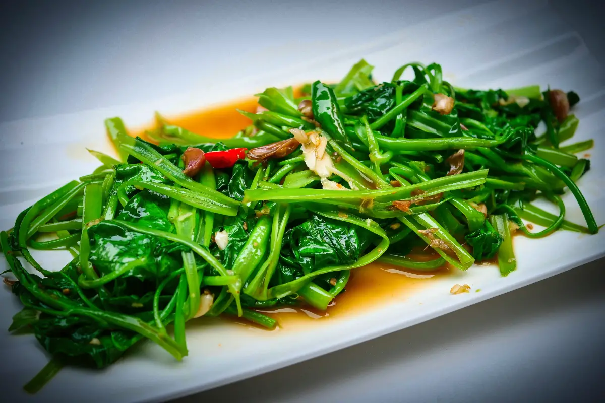 Cah Kangkung Simple Stir-Fried Water Spinach
