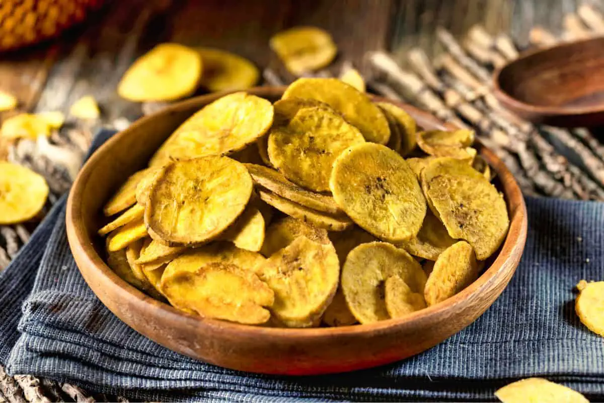 Chiflies (Fried Green PlantainsBananas) - Ecuador Food