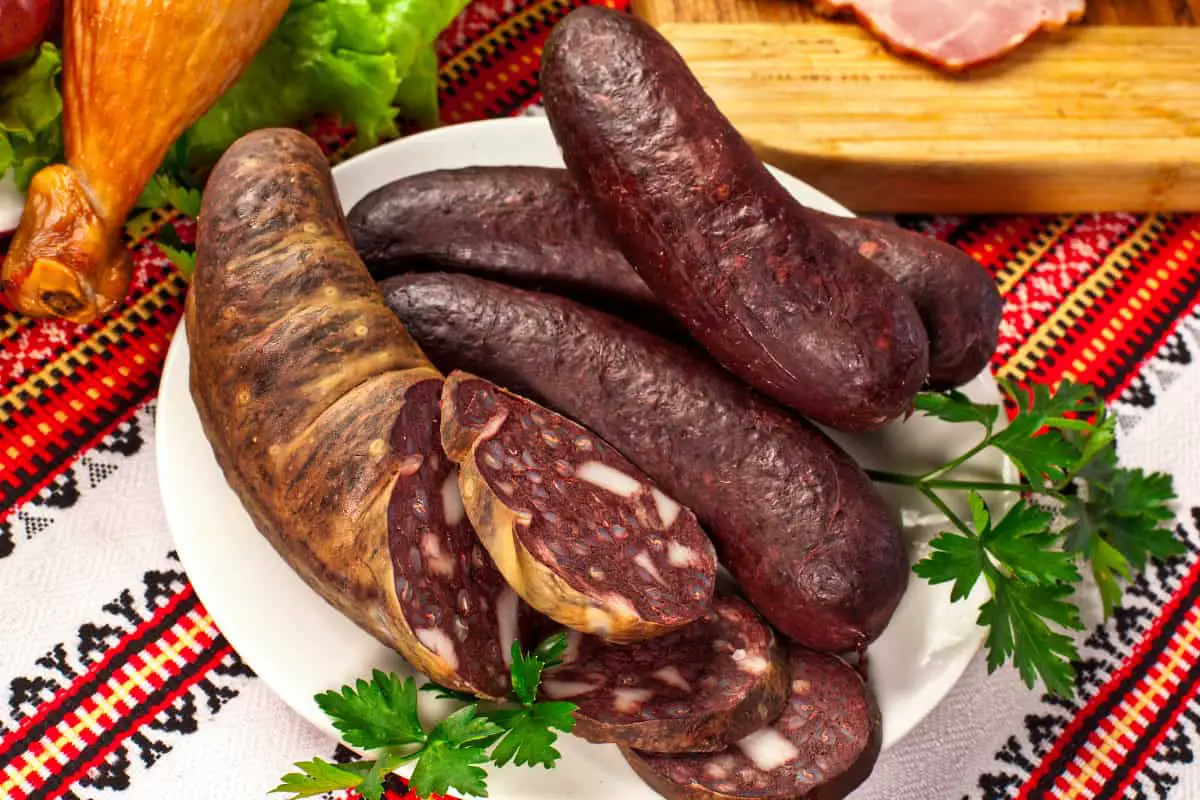 Rice and Offal Sausages Slovak Jaterničky