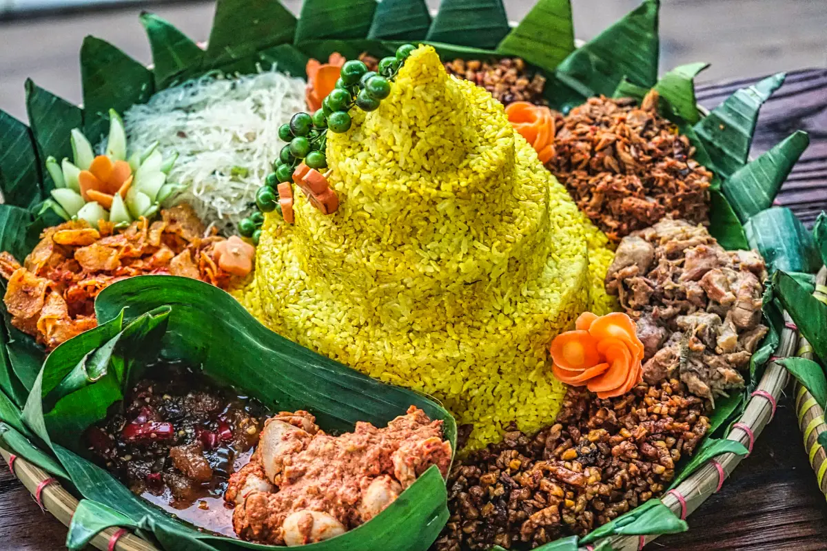 ndonesian Yellow Rice or Nasi Kuning Indonesian recipe