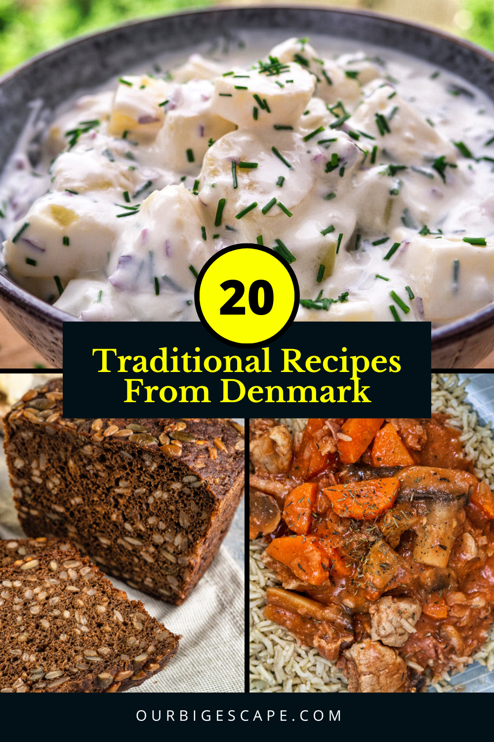 Traditional Danish Recipes - Collage