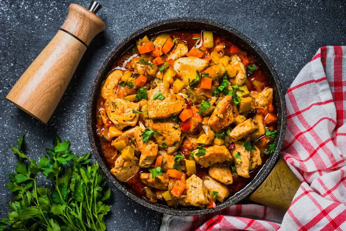 Croatian Skillet Chicken and Vegetables