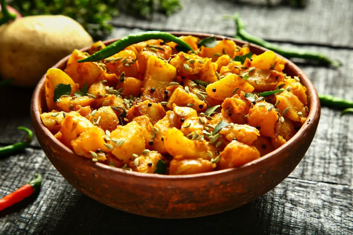 Nepal traditional food recipes - Nepalese Potato Salad (Aloo Sandheko)