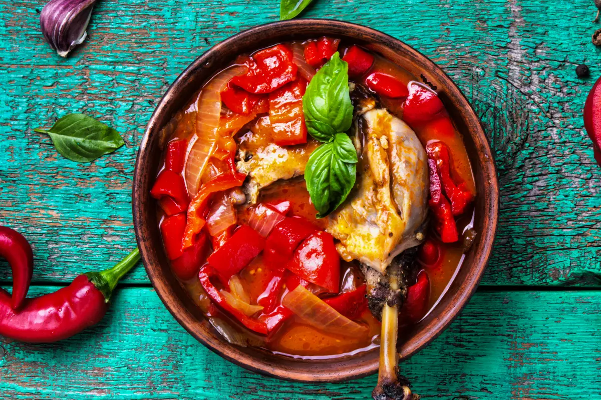 Bulgarian Red Pepper Stew traditional Bulgarian Recipes