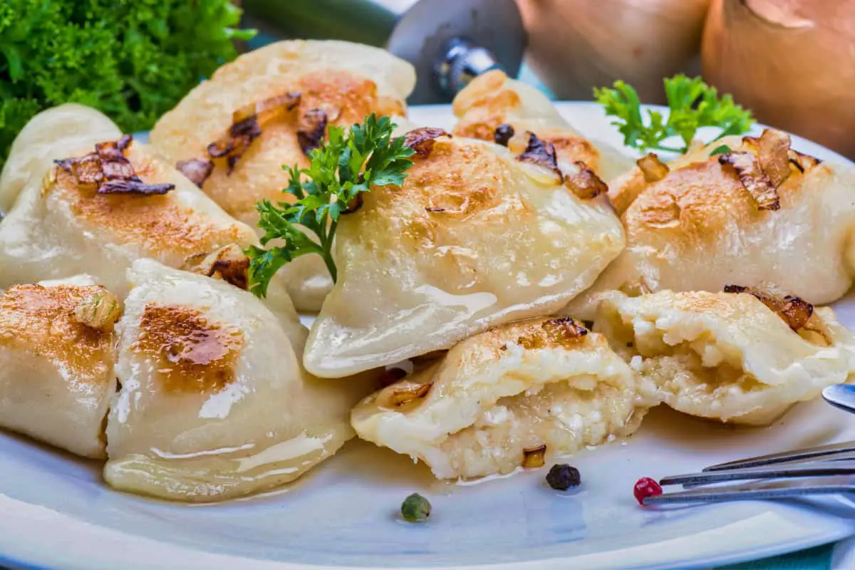 Zagorski Štrukli Served in Soup (Croatian Cheese Dumpling Soup)