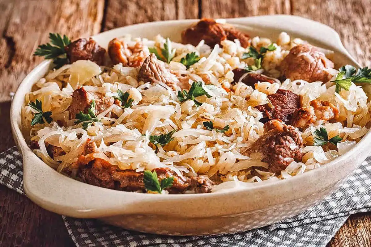 Mulgikapsad – Sauerkraut with Pork and Barley - Traditional Estonian recipes
