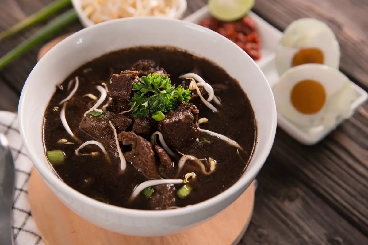 Nasi Rawon Recipe (Indonesian Black Beef Soup)